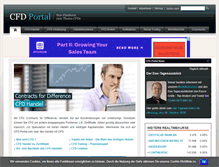 Tablet Screenshot of cfd-portal.com